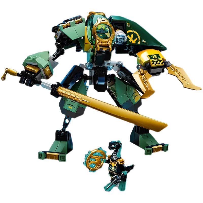 Совместимо с LEGO Ninjago Ллойд подводная меха 71750 Конструктор сборная игрушка трансграничный Ninjago