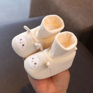 Spring, Autumn and Winter Soft-Soled Baby Shoes for Men and Women, Non-Falling Shoes for 6 to 12 Months, 0-1 Years Old, Cotton Shoes for Toddlers and Newborns