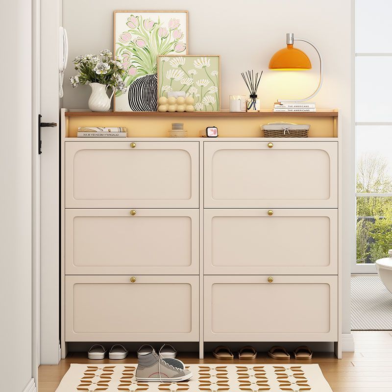 Shoe Cabinet for Home Entrance Foyer, 2025 New Model, Simple Integrated Wall-Mounted Shoe Rack, Foreign Trade Wholesale