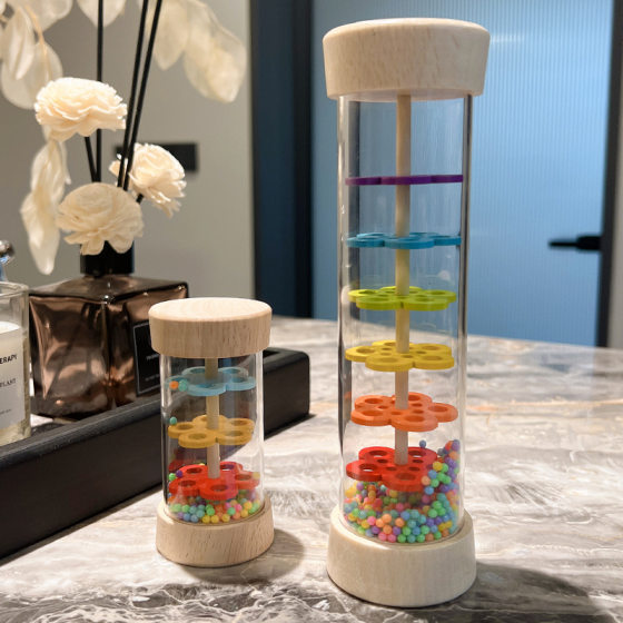 Baby Early Childhood Early Education Orff Rain Sound Instrument Rain Sound Tube Simulator Toy Rattle Percussion Music Teaching Aware