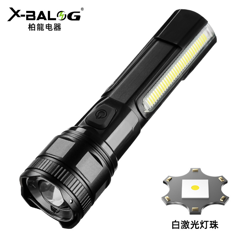 plastic travel handheld flashlight
