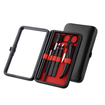 定制修眉化妝造形工具眉筆美容剪刀修眉刀鑷子組合套裝 來樣生産