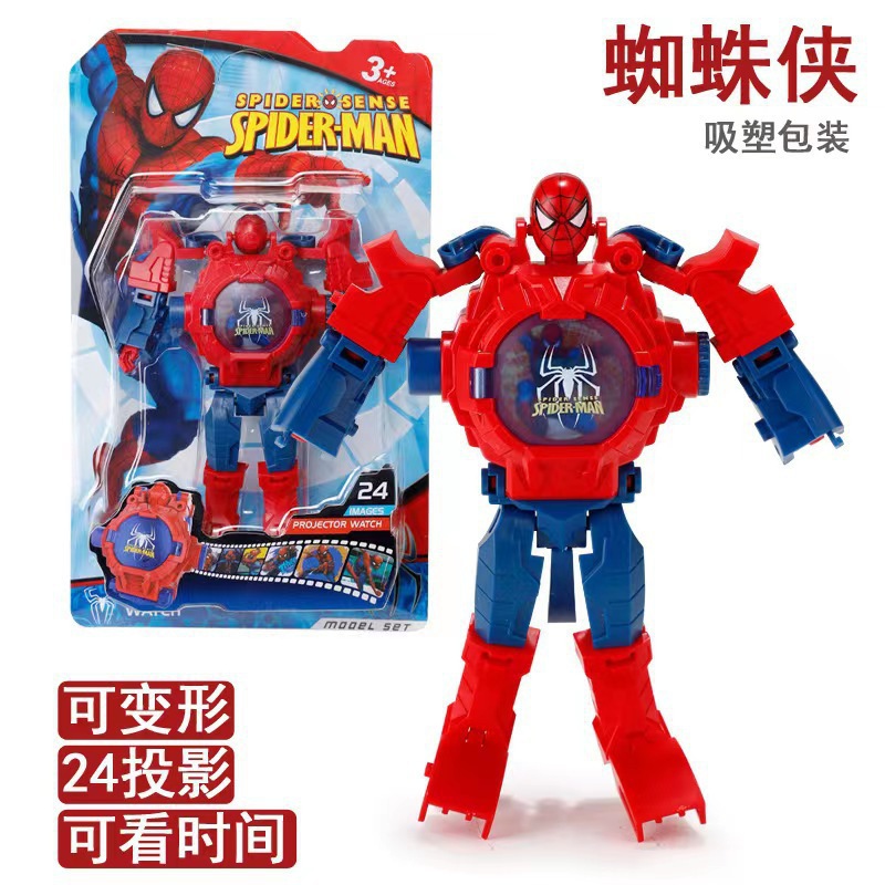 3025 Spider-Man Transformation [24 Picture Projection + Time]