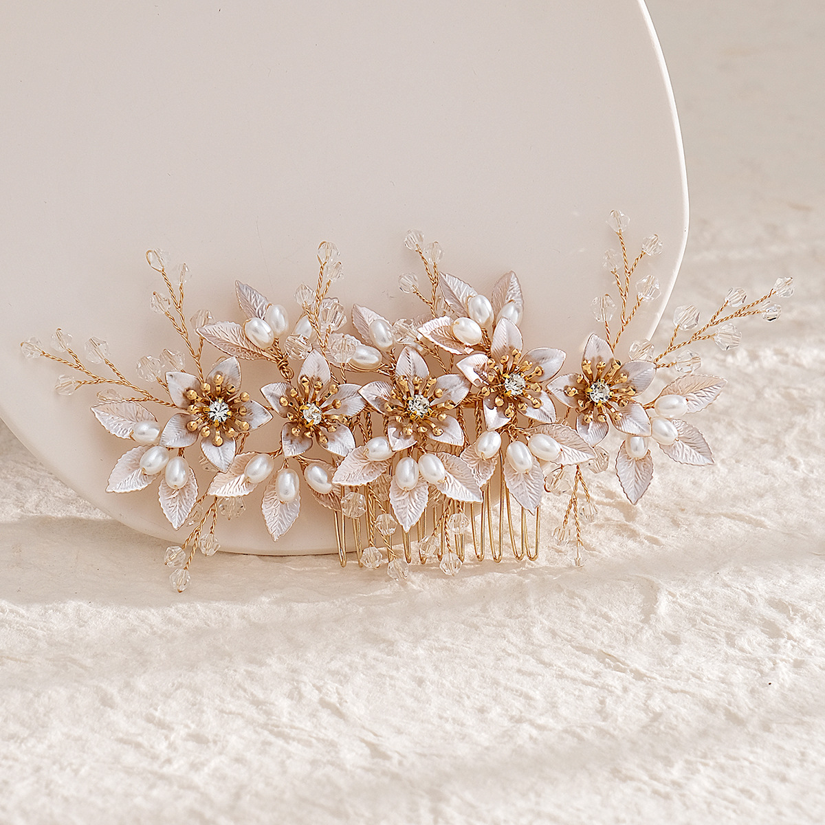 7# 헤어 빗 KC 골드