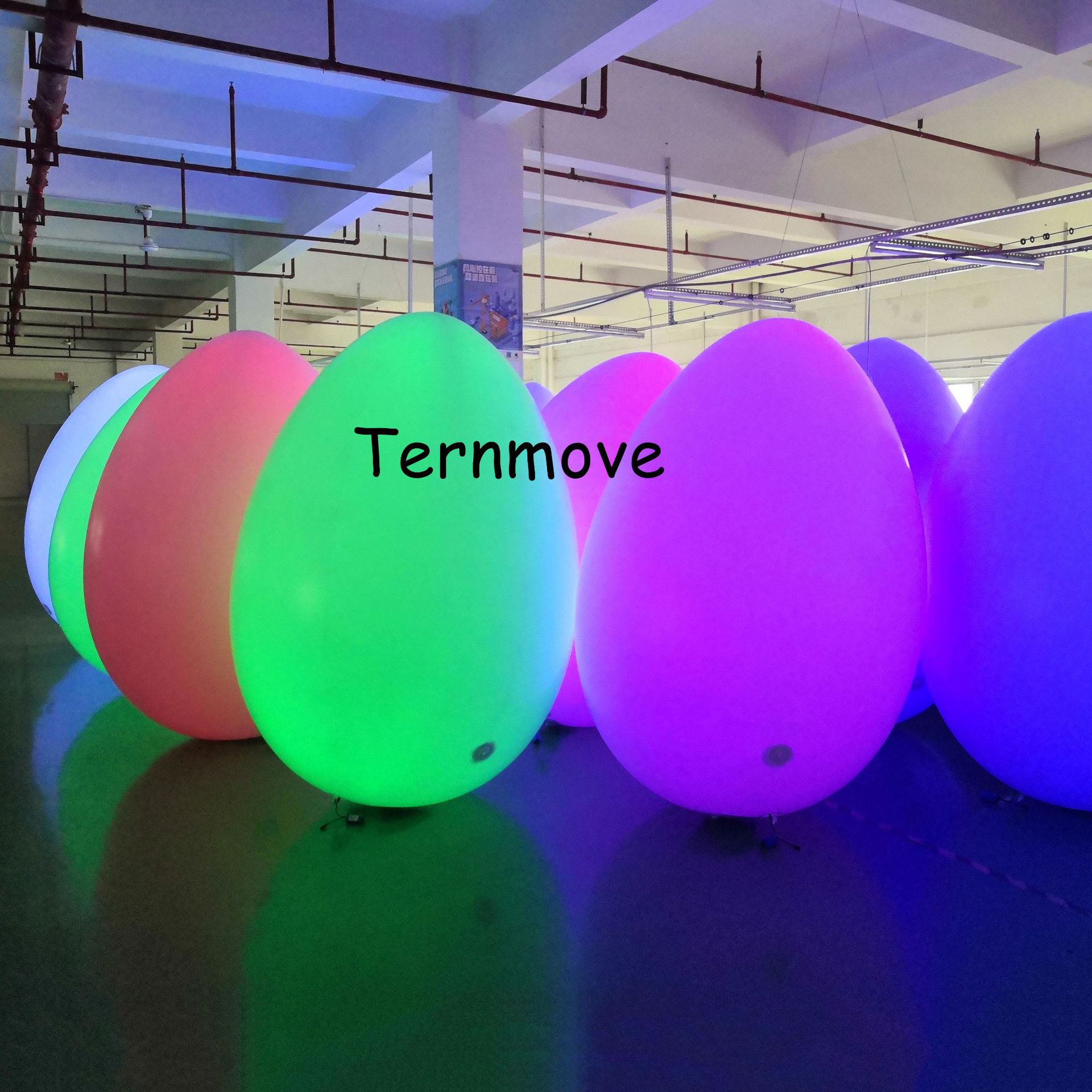 充气发光不倒翁彩蛋彩球气模儿童节庆娱乐互动碰撞网红打卡圣地