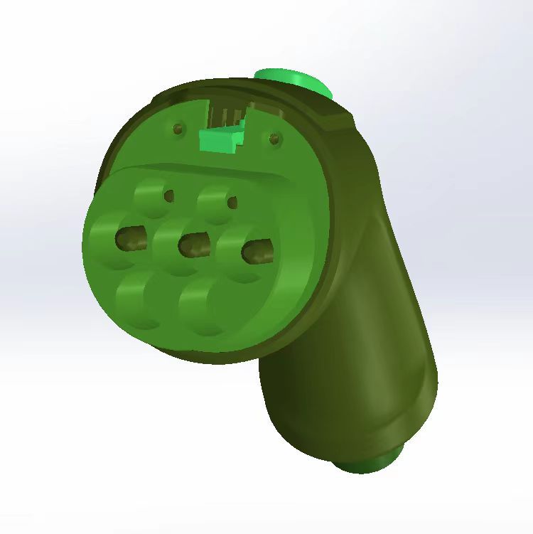 蓝跃品牌充国标交流电枪充电桩模式二便携式RS90S90 CQC认证