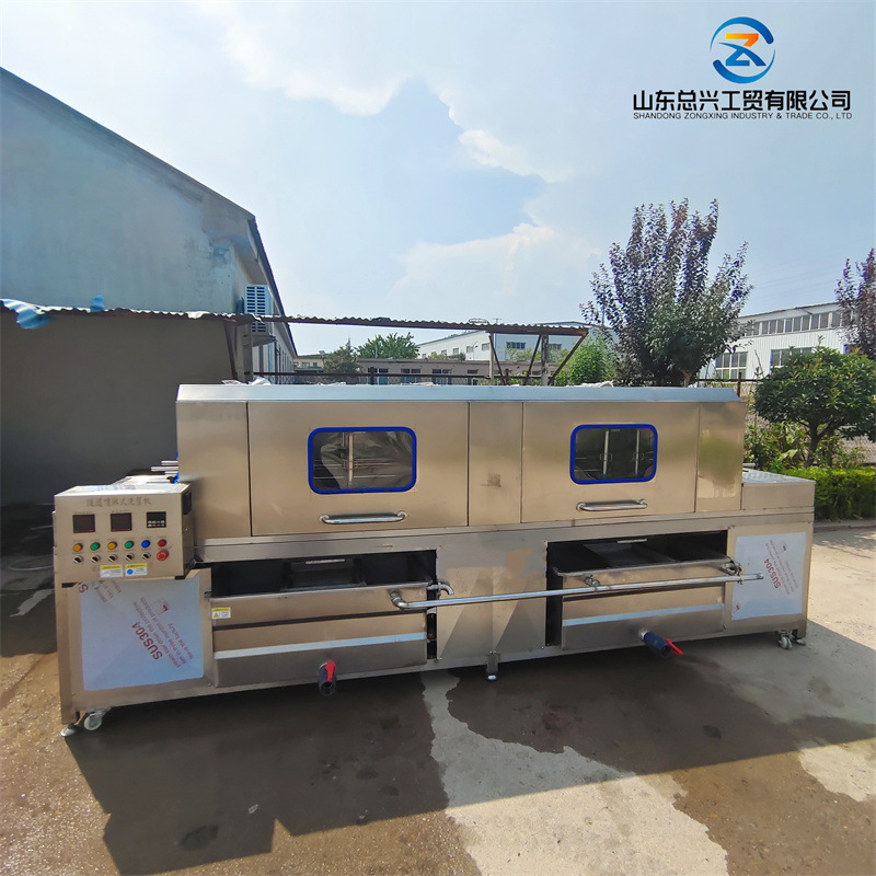 供应蔬菜筐购物篮清洗机 全自动去油污洗筐机 果蔬周转筐清洗设备