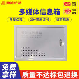 通旭多媒体信息箱 光纤入户信息箱300*400*100集线箱配电弱电箱