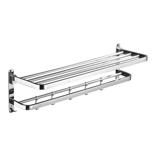 304 stainless steel towel rack bathroom towel rack storage rack no punching black towel bar wall hanging storage rack