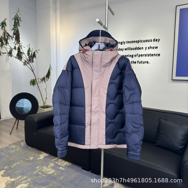 Putian High Version Ue down Jacket for Men and Women, Kuroshi Issei Puffer Jacket for Couples, Embroidered Coat