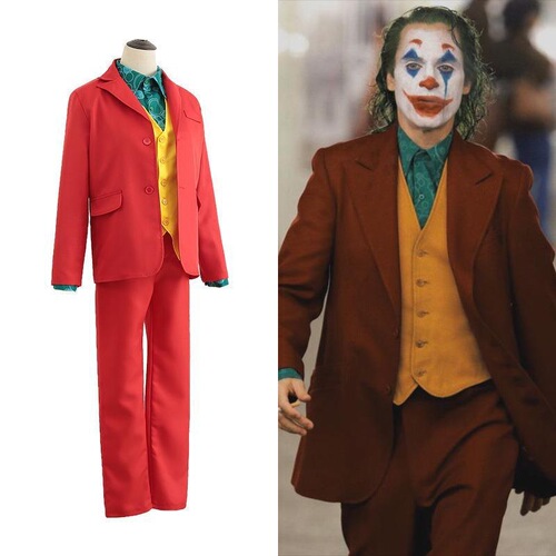 Joker costume, stage role-playing costume, Halloween cosplay set featuring Jason Mewes
