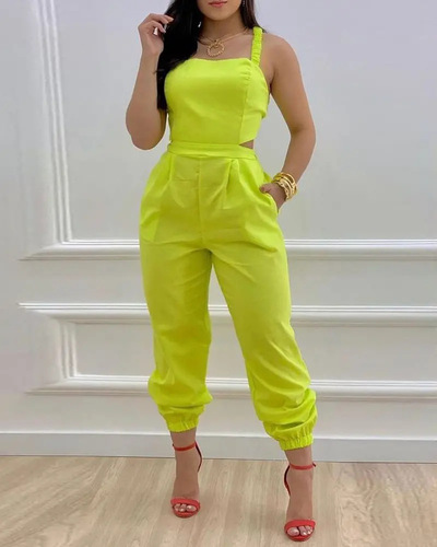 European and American cross-border women's clothing Amazon AliExpress eBay independent station temperament commuting suspenders printed jumpsuit