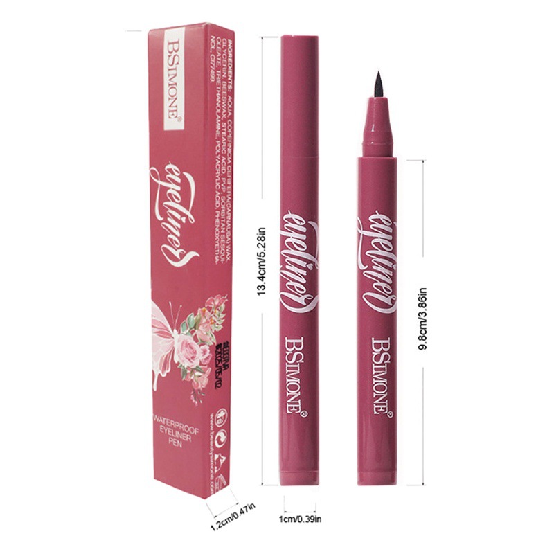 Especial transfronterizo para BSIMONE Celebridad de Internet mismo delineador de ojos de larga duración de secado rápido impermeable no manchado delineador de ojos fiesta de novatos