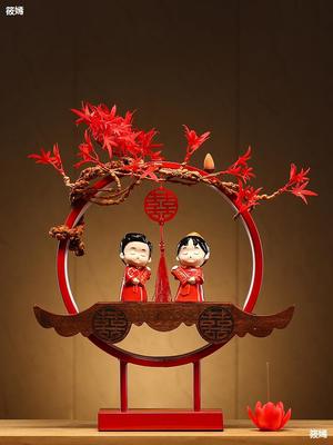 結婚新婚禮物送新人新娘閨蜜情侶紀念日創意家居桌面裝飾品擺件