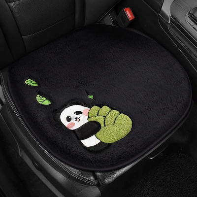 Seat Pad for Rear Seat, Wool pad - front-row-single-seat-mysterious-black-1-piece