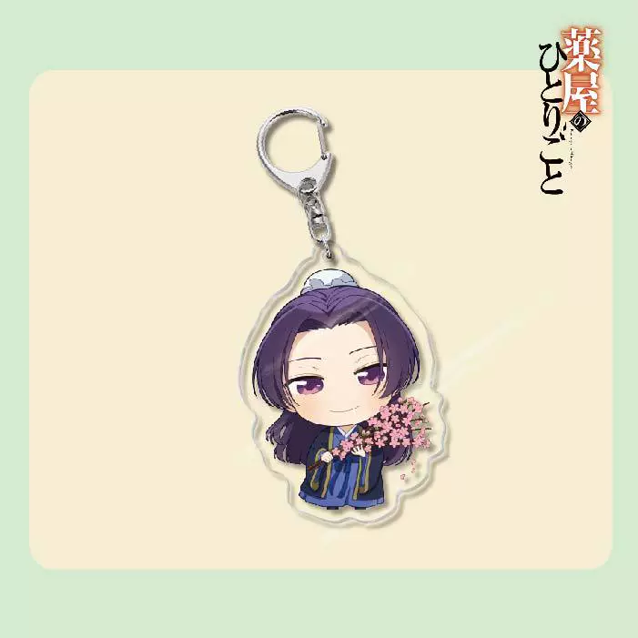 Акриловый брелок в стиле аниме 'Фармацевтка' серия, двусторонняя полупрозрачная печать — 51 дизайнов
