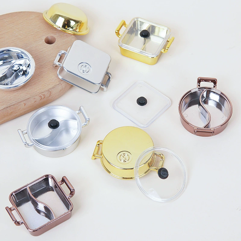 Симулятор мини-пустые горячие горшки реквизит Dollhouse обеденный контейнер для посуды