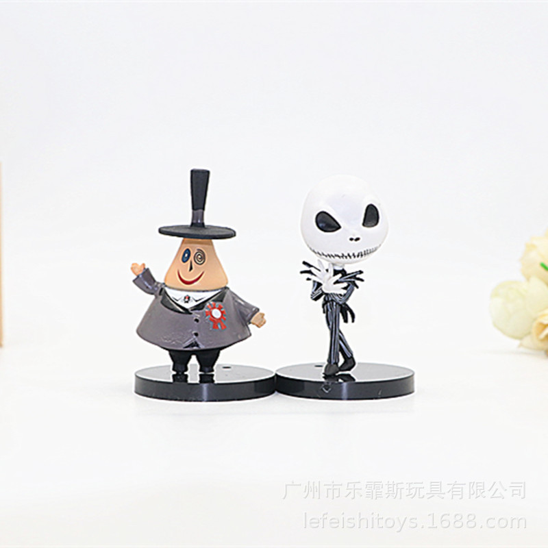 10種類のクリスマスの驚きの魂のジャックのハロウィンのおもちゃの人形の模型の手作りの置物|undefined