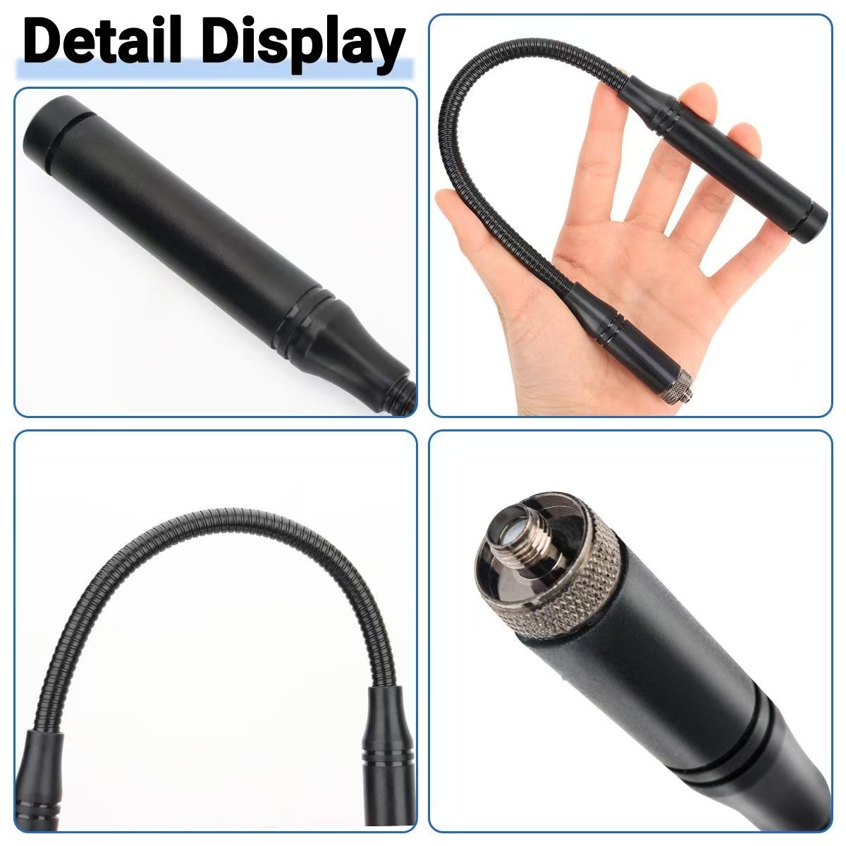 Cs Goose Tube Tactical Antenna Sma Female Uv Dual-Stage High Gain Baofeng Uv-5Rh K5K6 Walkie-Talkie Accessories