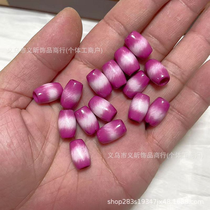 新款大孔桶珠串珠DIY服装辅料包链鞋绳珠手串项链泳衣饰品配件珠|undefined