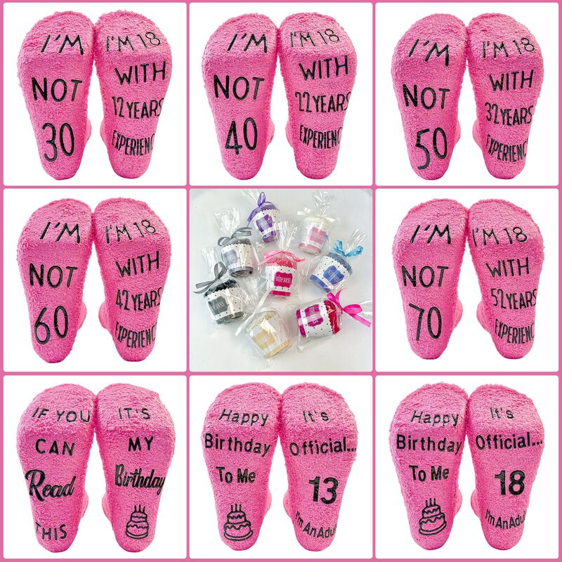 In-Stock European and American Cross-Border Popular Socks, Coral Fleece, Mid-Tube, Floor Socks with Letter Design, Anti-Slip, Birthday Gift