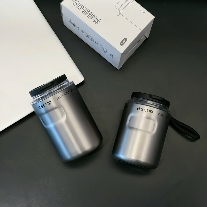 浩顺不锈钢咖啡杯外出携带女士个人专用高档精致保温杯轻奢杯子|undefined