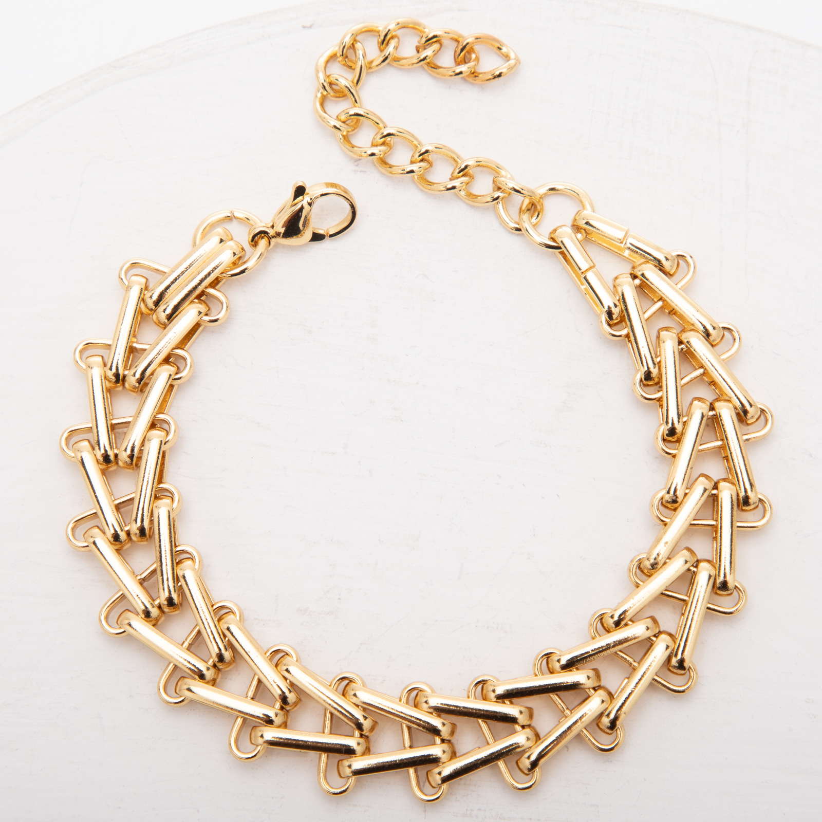 25g Weight Chain Jewelry Making Type Bracelets Classification Paperclip Chain Chain Type 1 Piece Quantity 304 Stainless Steel Material U Shape, Star, Heart Shape Pattern All Seasons Season Casual Style 1 Piece 304 Stainless Steel Paperclip Chain Bracelets Chain Casual U Shape Star Heart Shape 9