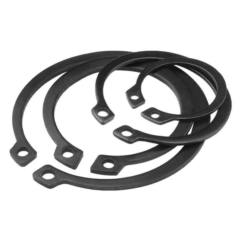 Упругое стопорное кольцо для стандартного вала 65MN Подшипник стопорного кольца вала марганца внешняя карта GB894 стопорное кольцо вала C-типа M3-M30