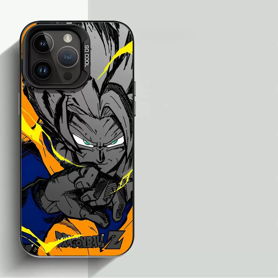Dragon Ball, яблоко, iPhone16, мультяшный совместимый чехол, iPhone15 Pro, стиль высшего качества