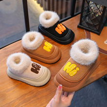 新款儿童棉拖鞋雪地鞋冬季加绒加厚居家保暖厚底雪地靴棉鞋批发