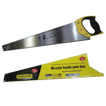 450mm高速钢手板锯双色塑柄木工锯户外园林树枝剪万能家用手工锯