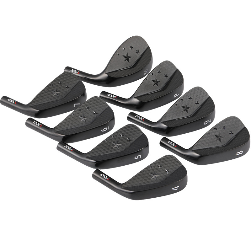 Bộ đầu sắt golf PGM rèn sắt mềm trọng tâm thấp — Bộ đầu sắt ngôi sao năm cánh [quy trình rèn sắt mềm/CNC] TIG080