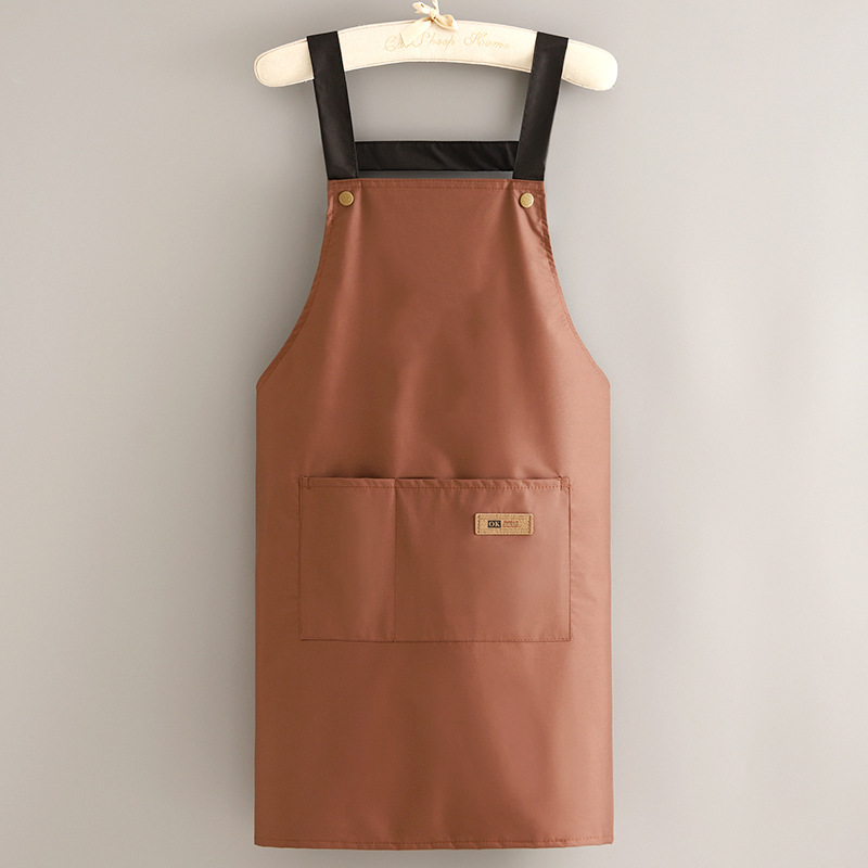 Pvc waterproof strap mobile phone pocket coffee color
