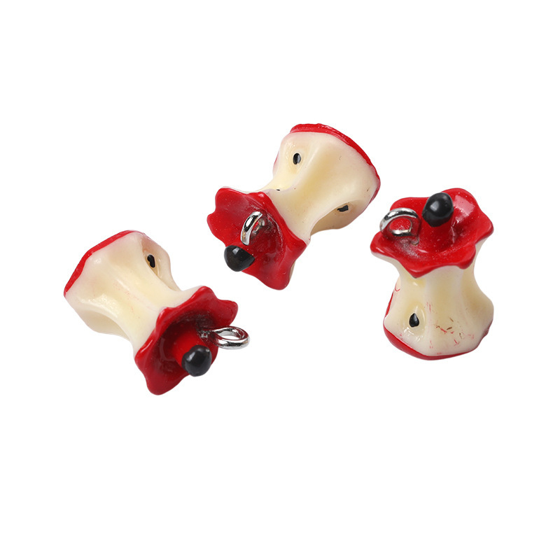 卸売かわいい模擬樹脂アクリル立体フルーツアップルペンダント工場直販 A800598|undefined