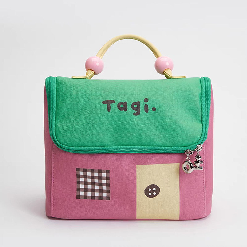 Tagi.机灵小房子防水皮质便携洗漱包大容量相机收纳包化妆包|undefined