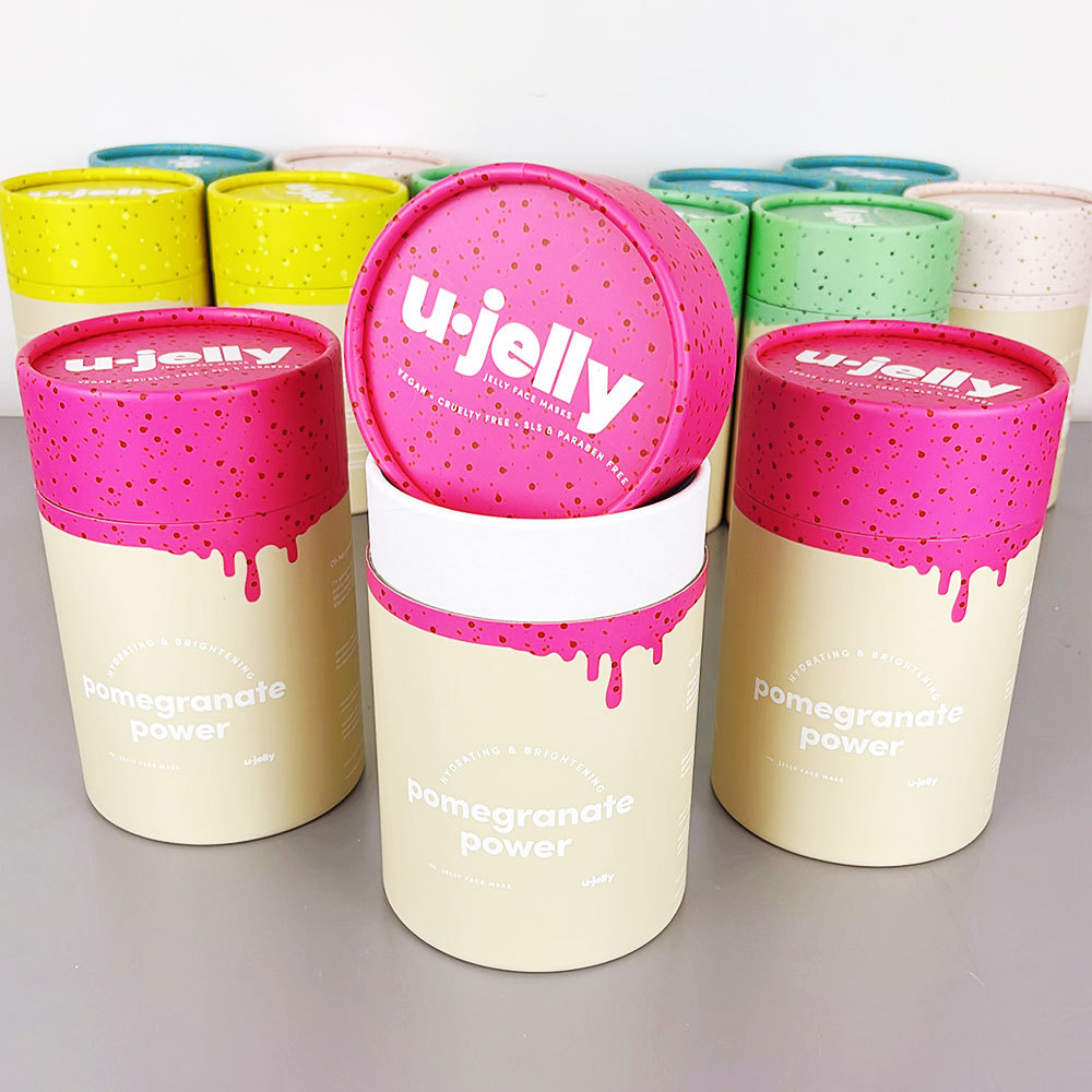 牛皮纸罐定 制食品藕粉茶叶密封包装罐彩印烫金防潮圆形纸筒定 做