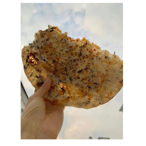 Qiulian Mama's dried plum vegetable cake 500g Guokui Shaobing breakfast heated ready-to-eat snack semi-finished instant shortbread