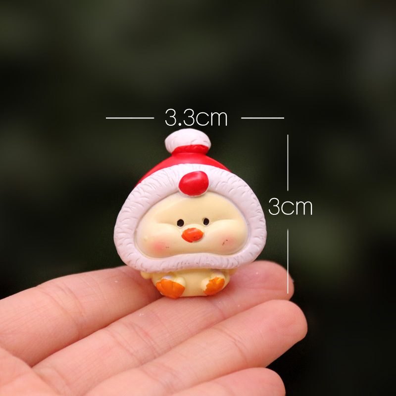 2022新品サンタクロース雪だるまヘラジカクリスマスツリー模型フィギュア人形デスクトップ微景観小物|undefined