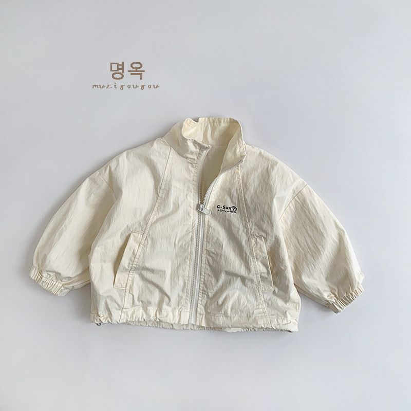 Casual Fan Hombres y bebés chaquetas coreanas otoño nuevo abrigo para niños niños retro chaquetas de moda japonesas