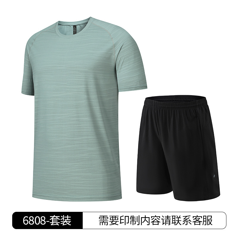 6808-Traje azul y verde