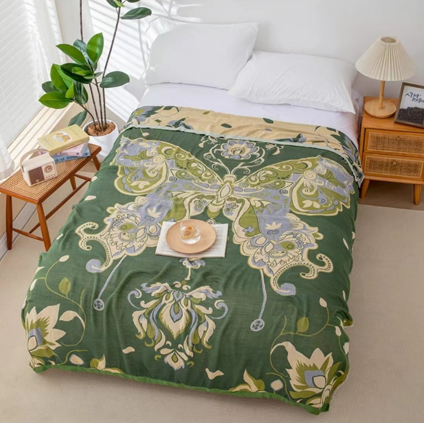 큰 녹색 나비 150*200cm