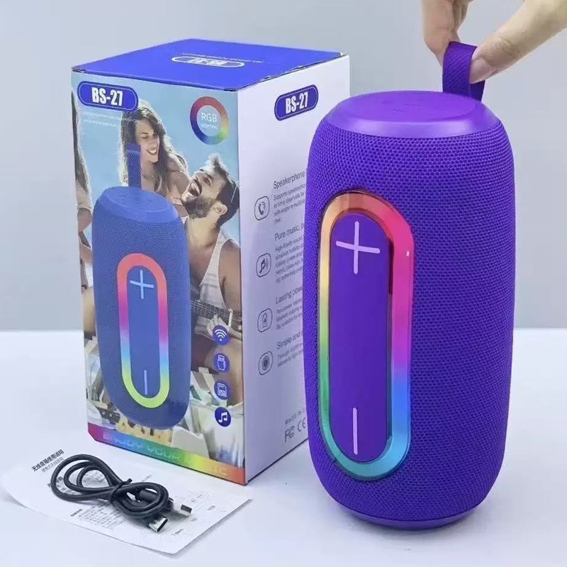 新款蓝牙音箱重低音炮高音质大功率户外家用高颜值氛围灯便携音响|undefined