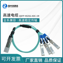 100 GQSFP+4X25G SFP+OM3 w|ȫAOC|