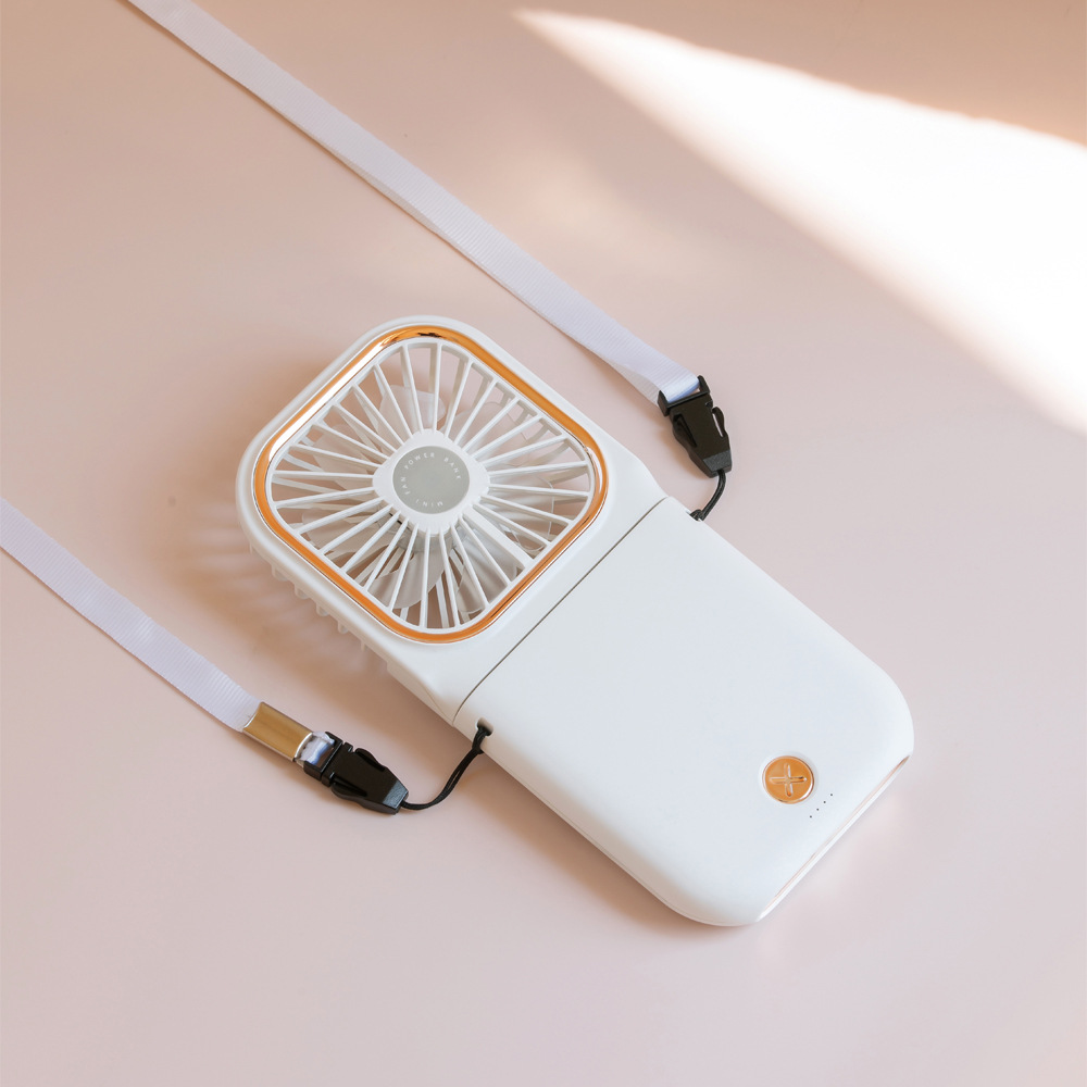 Mini ventilador plegable transfronterizo USB de escritorio silencioso ventilador eléctrico portátil de cuello cargador