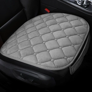 Non-slip warm car seat cushion three-piece set without backrest wool cushion manufacturers