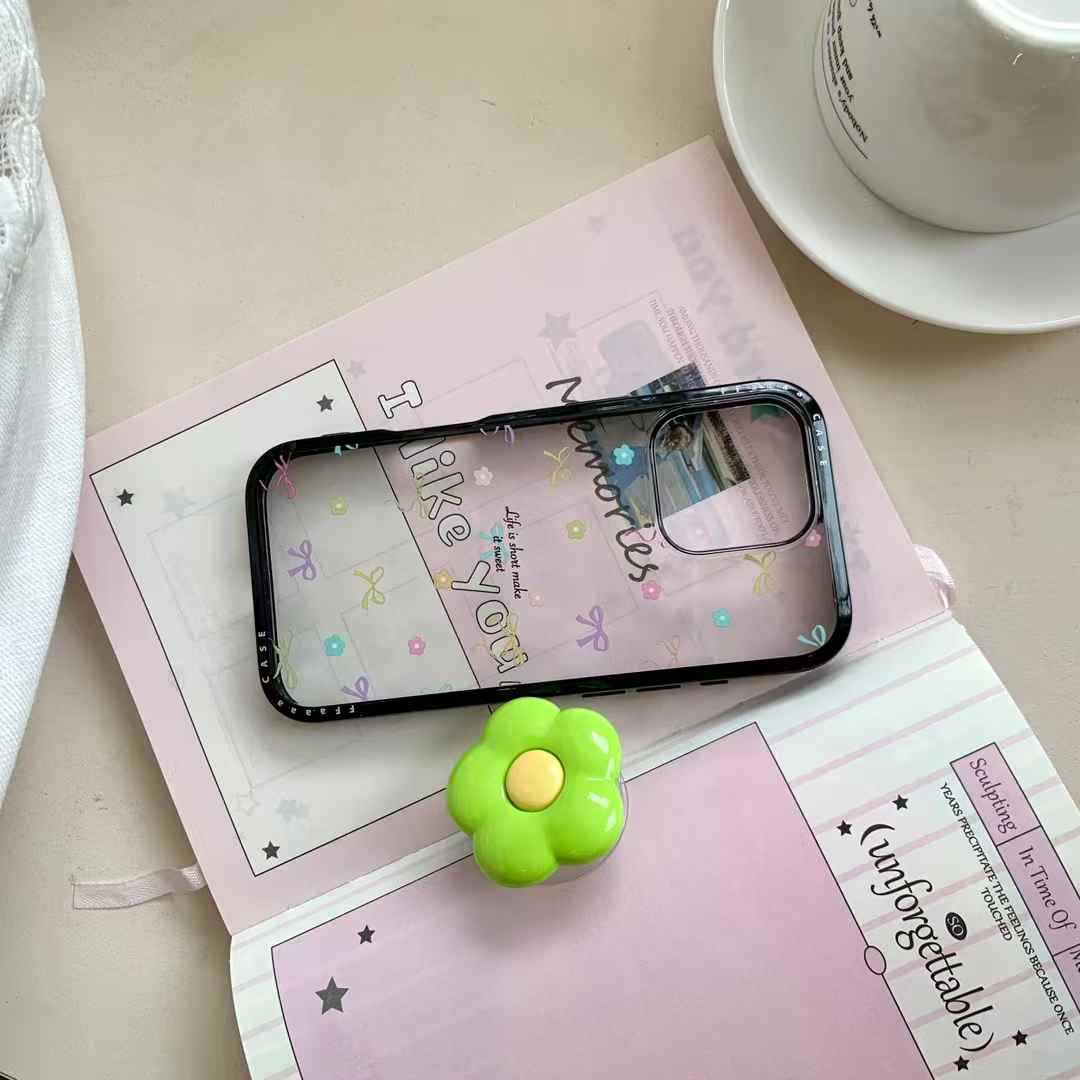 Pequeñas flores de lazo de nicho frescas para Apple 15Pro/16Pro funda para teléfono móvil 14PM nuevo 13 femenino 16PM