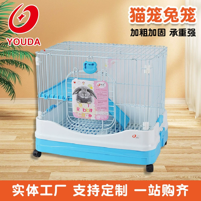 Специальная двухслойная клетка Youda T8-1 с кроликом из шиншиллы Angulu