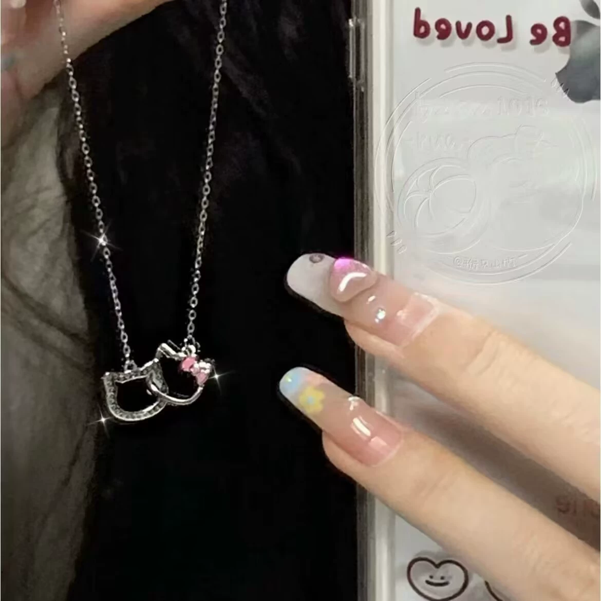Подвесное ожерелье ( Hello Kitty ) ретро мультфильм подвеска для учащихся начальных классов, легкий 8 г