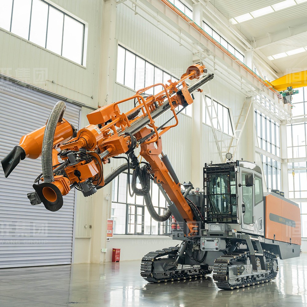 空压机一体式潜孔钻机带自带装卸钻杆功能大型履带潜孔钻矿山用