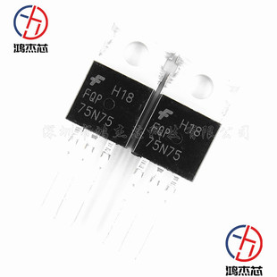 FQP75N75 TO-220ֱ�� N�ϵ�MOS��Ч���� 75N75 75V,80A,11m&Omega;@10V